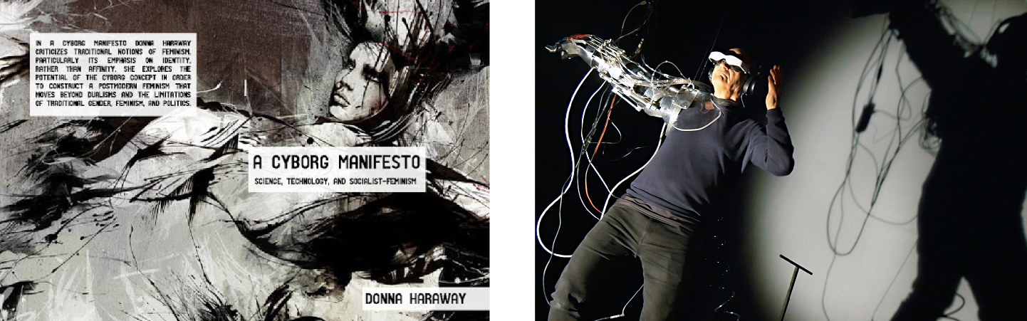 Figure 11. A Cyborg Manifesto & Stelarc