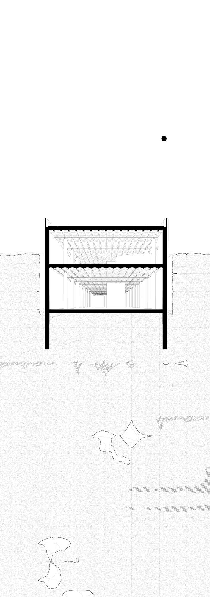 Figure 19. Transversal section through Bosco Bazzoni
