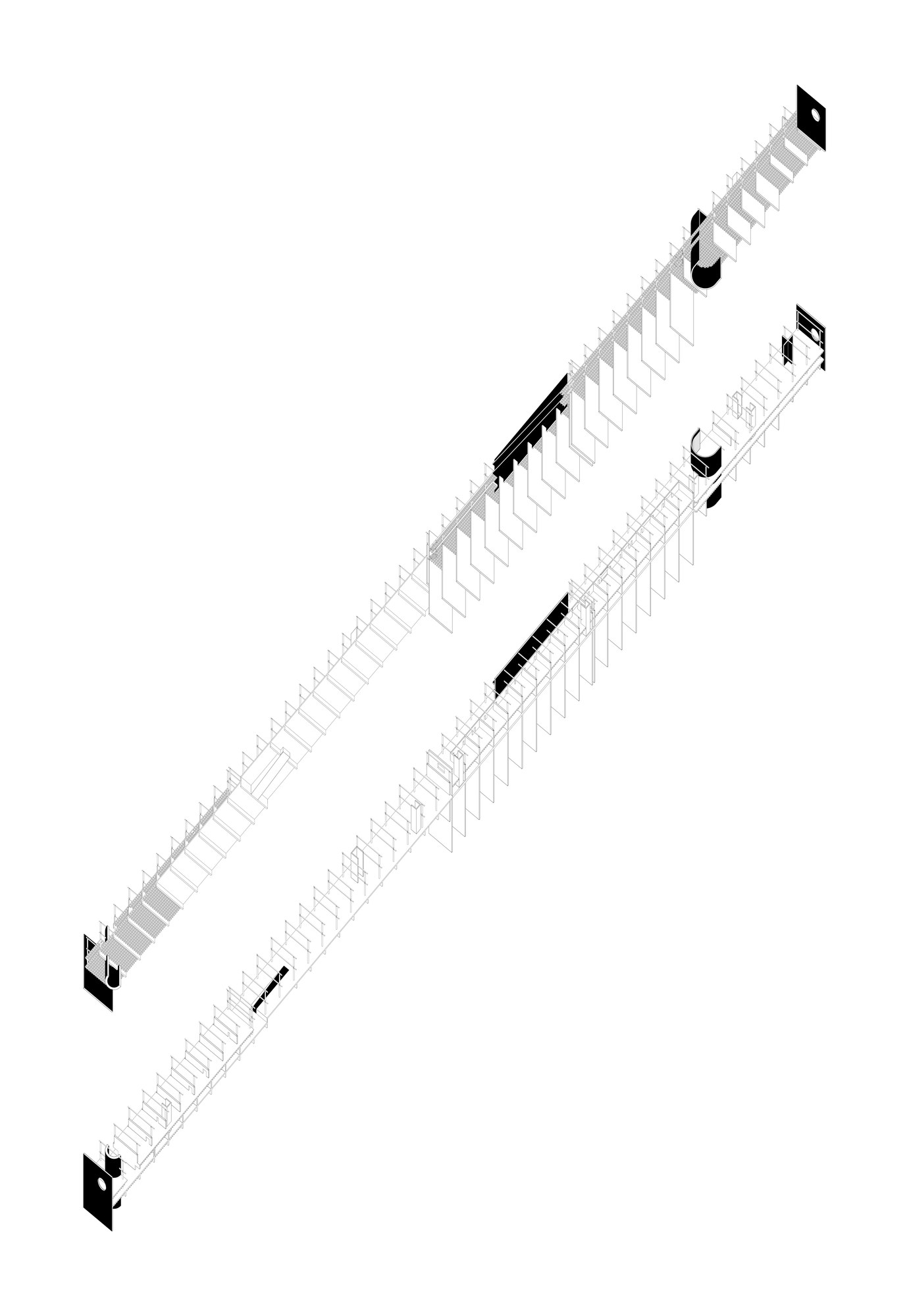 Figure 21. Structural axonometry & choisy
