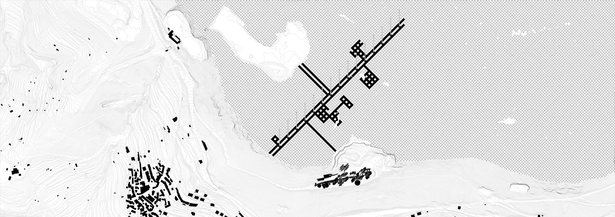 Figure 7. Site plan at 350 m. a. s. l.