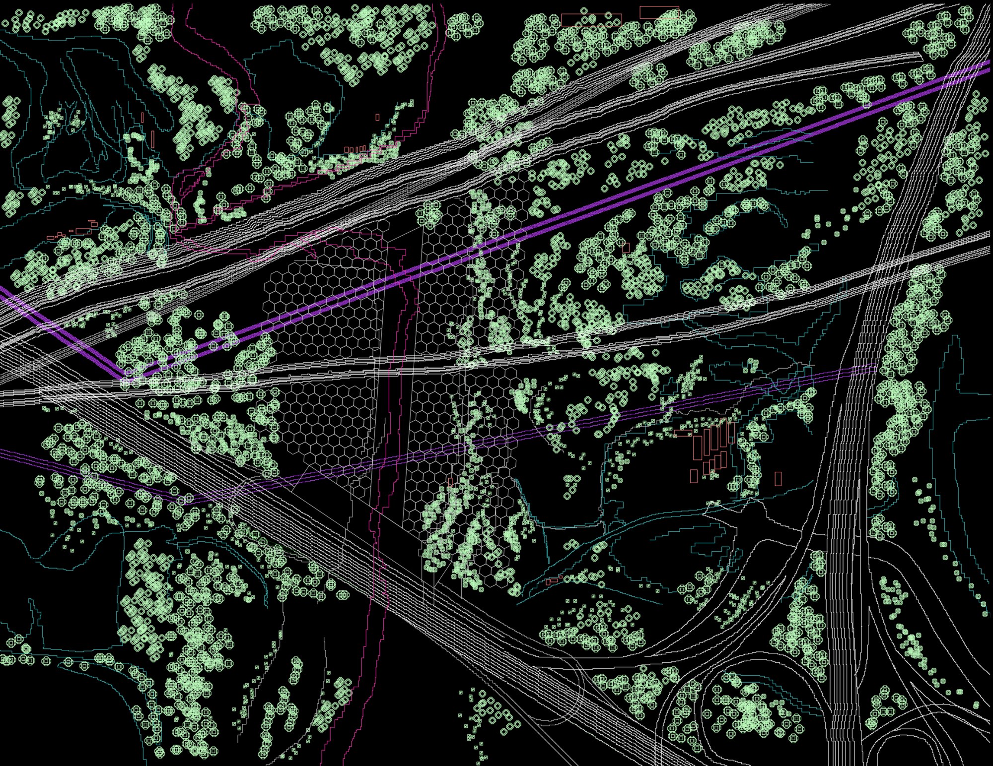 Figure 23. Site with the connecting networks